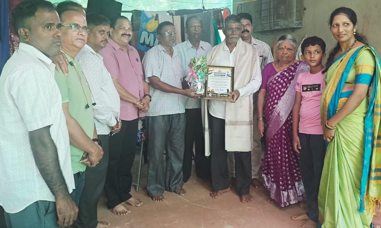 कारगिल विजय दिनानिमित्त भारतीय जनता पार्टी,सिंधुदुर्गतर्फे माजी सैनिकांचा सन्मान