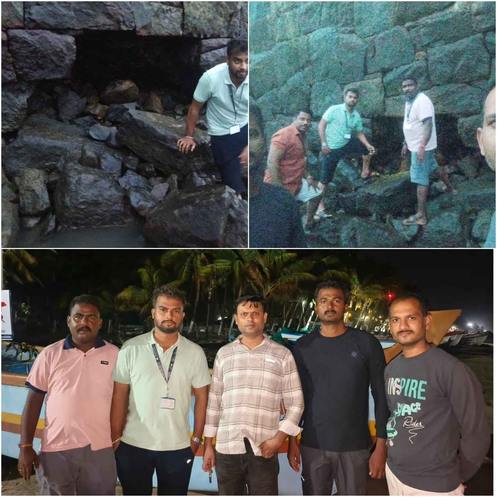 किल्ले सिंधुदुर्गच्या ढासळलेल्या बुरुजाची भारतीय पुरातत्व विभाग कडून पाहणी