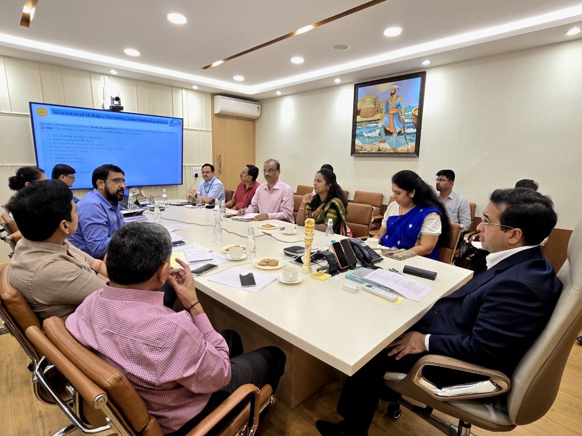महाप्रितने कालबद्ध पद्धतीने सिंधुदुर्ग जिल्ह्यात शासकीय इमारतीवर सौर उर्जा प्रकल्प राबवावा..
