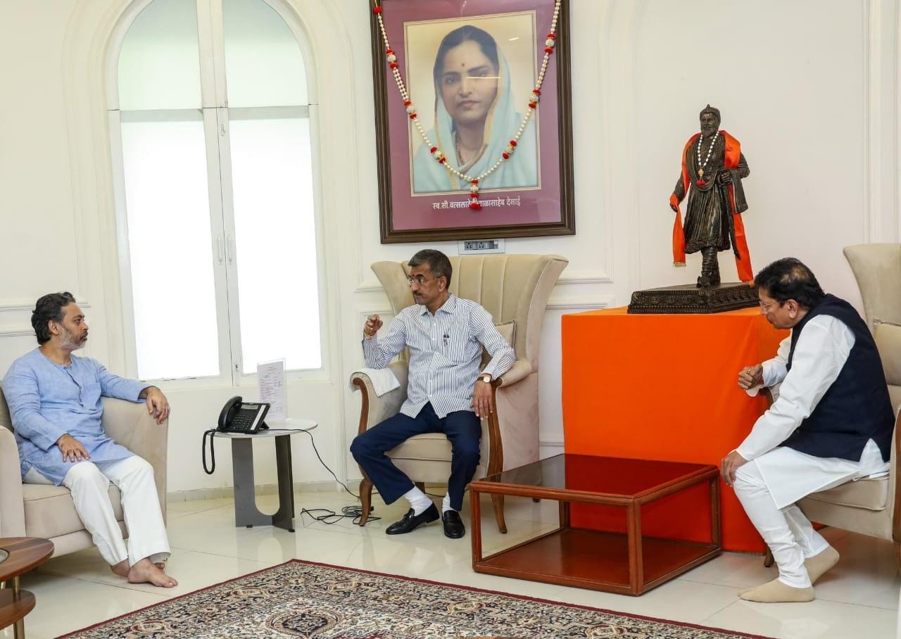 आमदार निलेश राणे यांनी पर्यटन मंत्री शंभूराजे देसाई यांची घेतली भेट