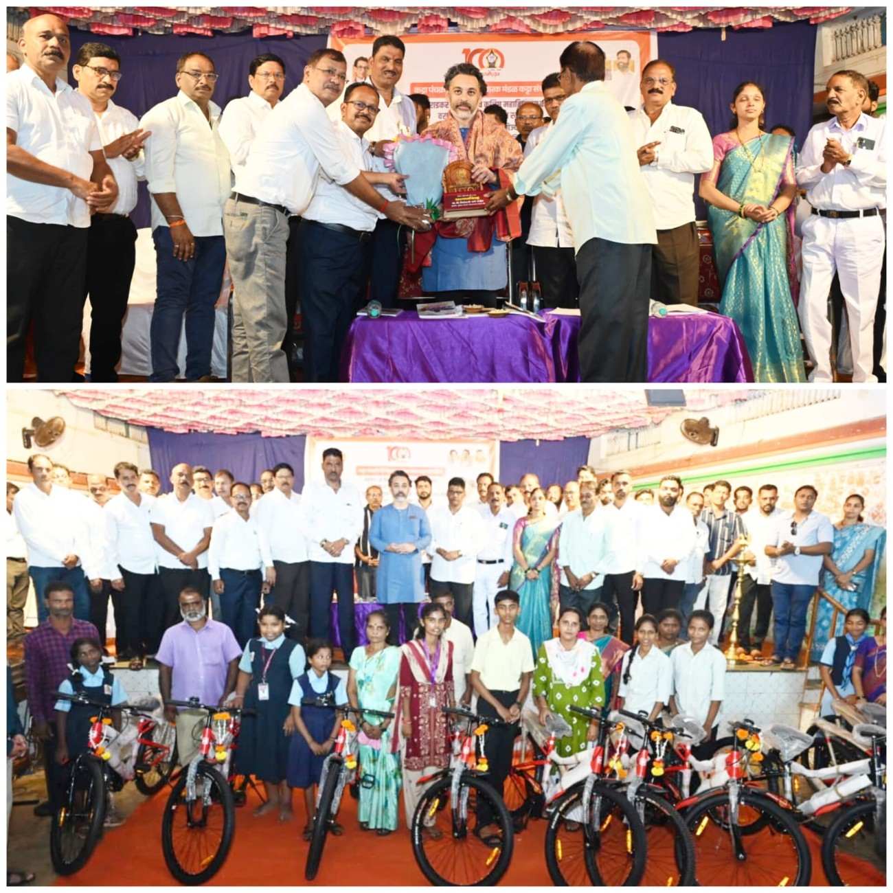 आमदार निलेश राणे यांच्या हस्ते १०० गरजू विद्यार्थ्यांना मोफत सायकल वितरण.. 