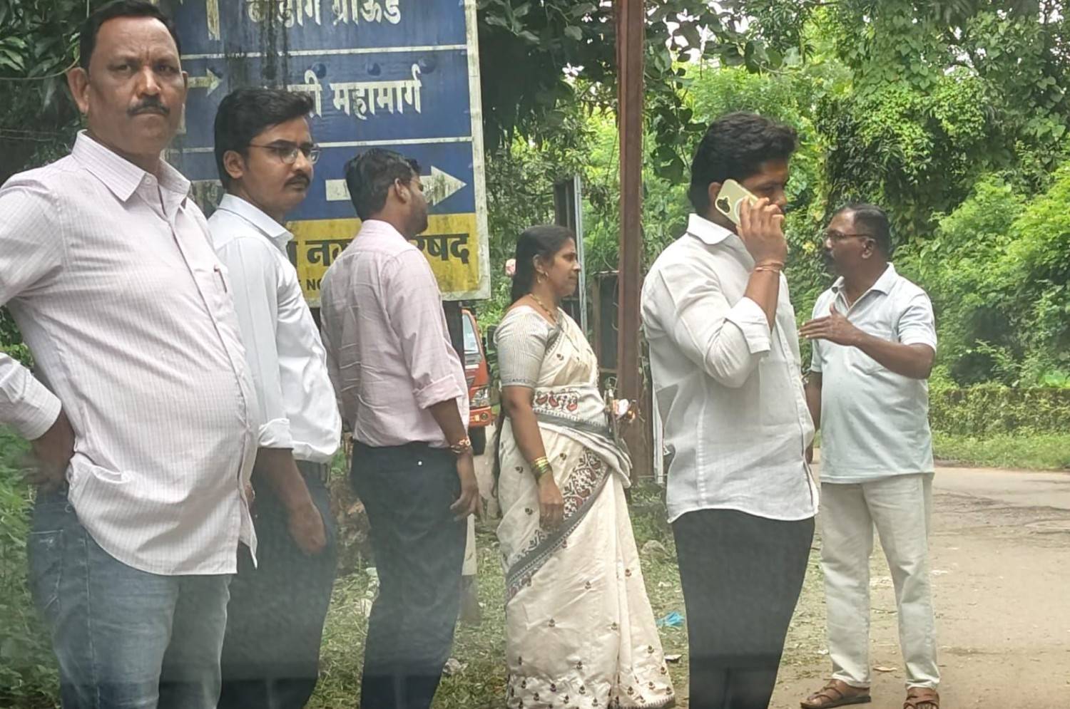 नगराध्यक्षा ममता वराडकर यांनी मालवण शहरातील रस्त्यांची केली पाहाणी