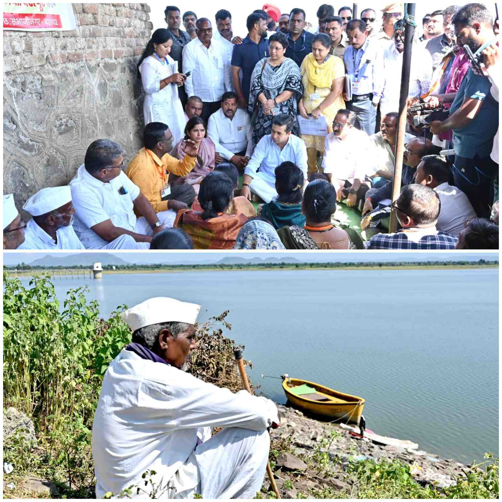 शिवणाटाकळी तलावातील पाणीपातळी घटली; मच्छीमारांना नियमानुसार मदत मिळवून देणार मत्स्यव्यवसाय व बंदरे मंत्री नितेश राणे